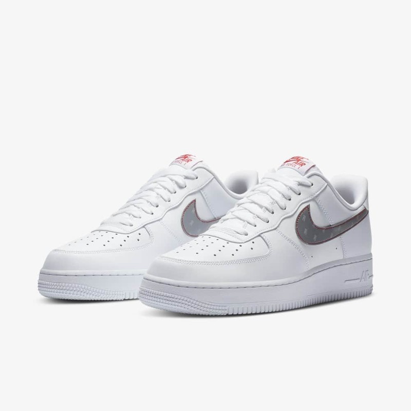 3M x Nike Air Force 1 White Reflective Logo